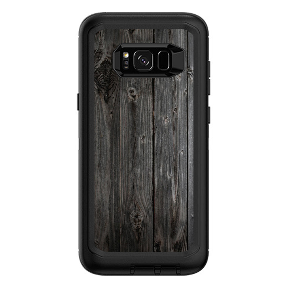  Reclaimed Grey Wood Old Otterbox Defender Samsung Galaxy S8 Plus Skin