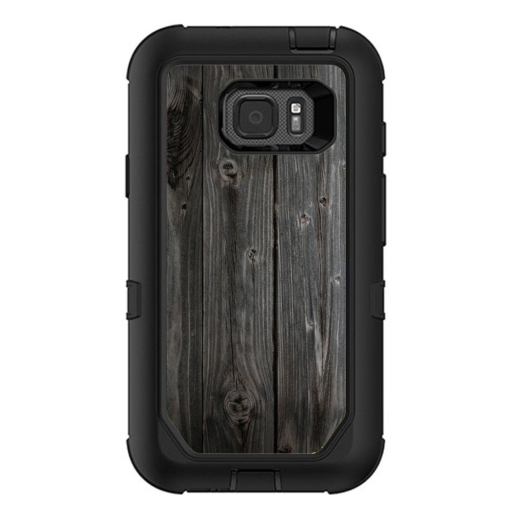  Reclaimed Grey Wood Old Otterbox Defender Samsung Galaxy S7 Active Skin