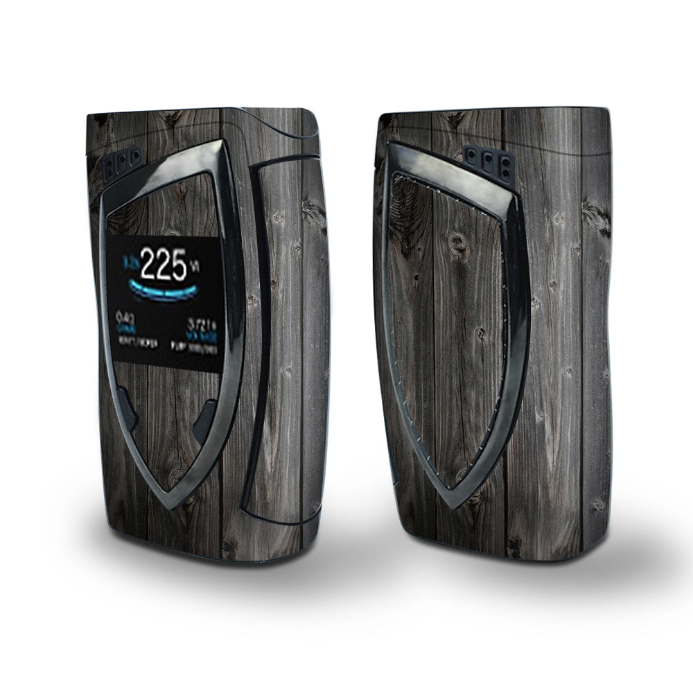 Skin Decal Vinyl Wrap for Smok Devilkin Kit 225w (includes TFV12 Prince Tank Skins) Vape Skins Stickers Cover / Reclaimed Grey Wood Old