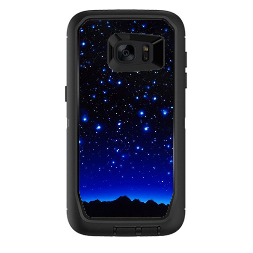  Star Shower Falling Meteors Otterbox Defender Samsung Galaxy S7 Edge Skin