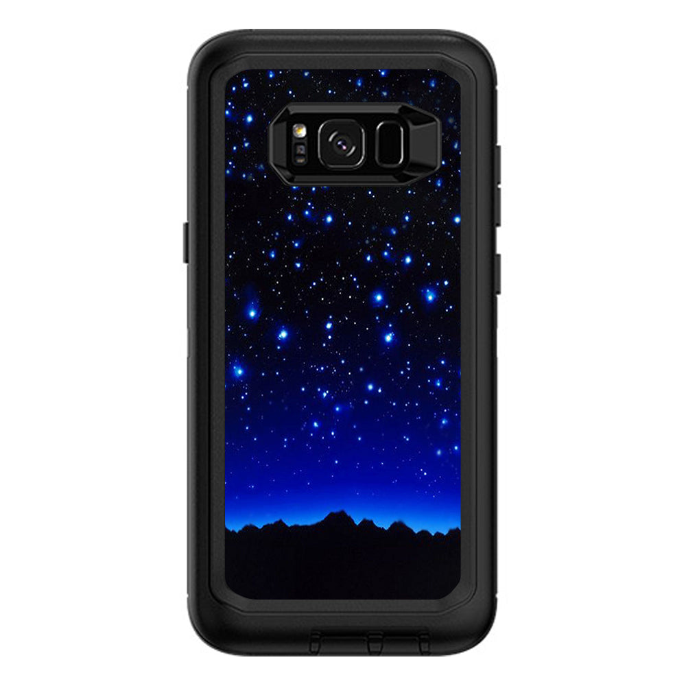  Star Shower Falling Meteors Otterbox Defender Samsung Galaxy S8 Plus Skin
