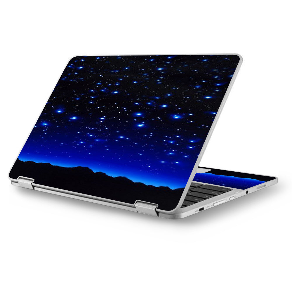  Star Shower Falling Meteors Asus Chromebook Flip 12.5" Skin
