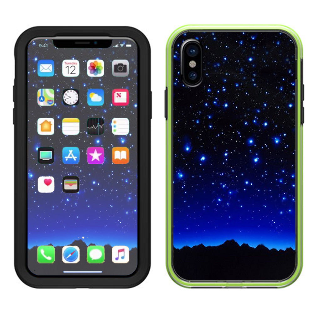  Star Shower Falling Meteors Lifeproof Slam Case iPhone X Skin