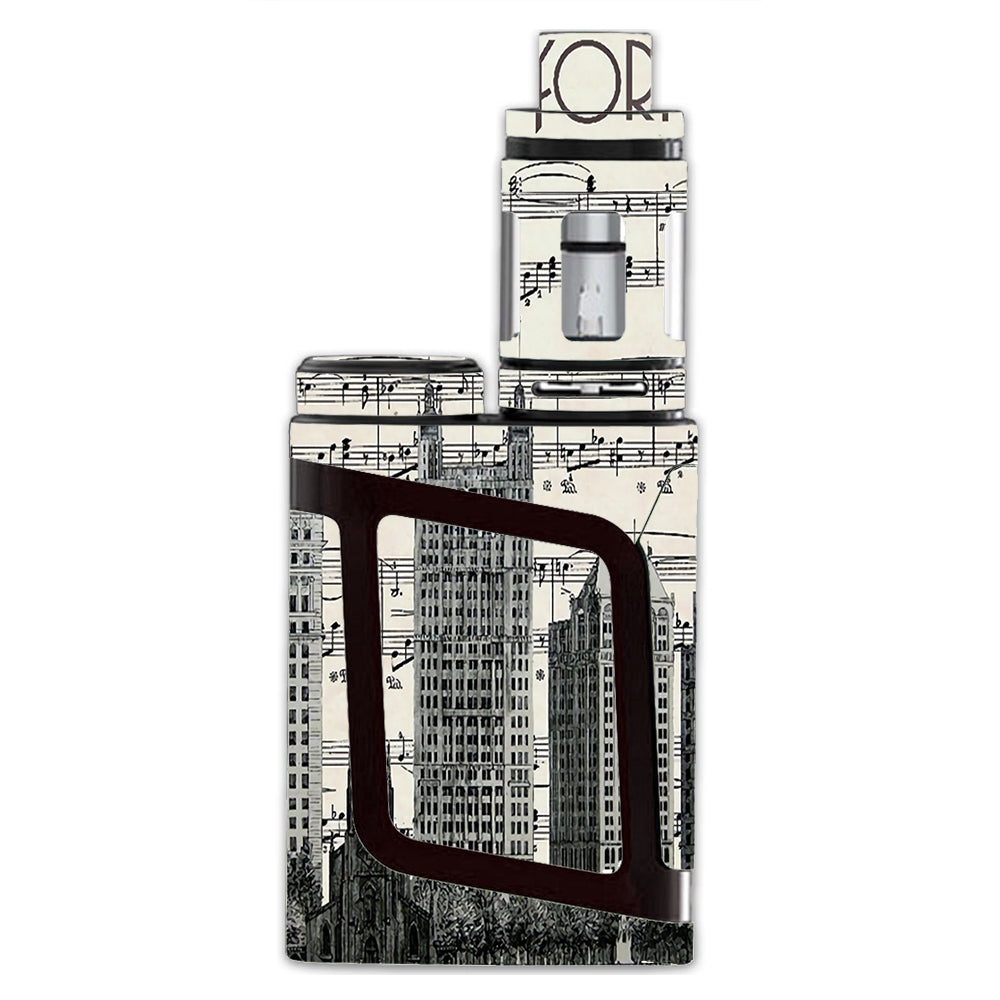  New York City Music Notes Smok Alien AL85 Skin