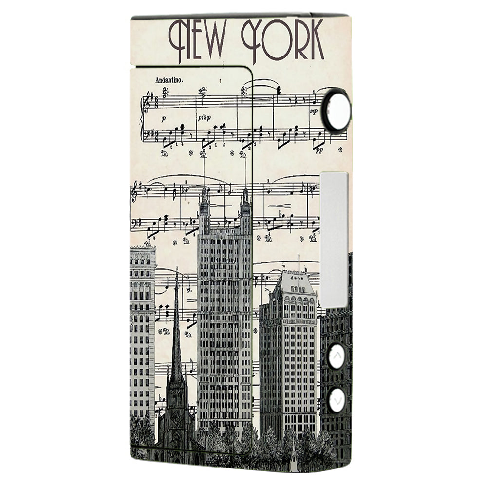  New York City Music Notes Sigelei Fuchai 200W Skin