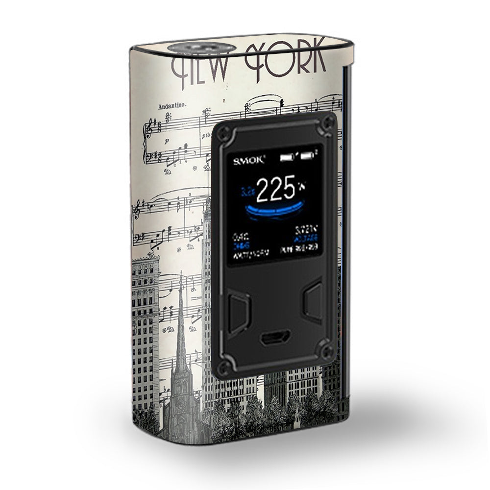  New York City Music Notes Majesty Smok Skin