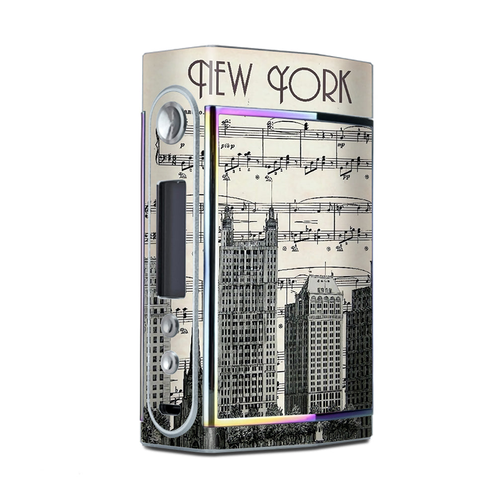  New York City Music Notes Too VooPoo Skin