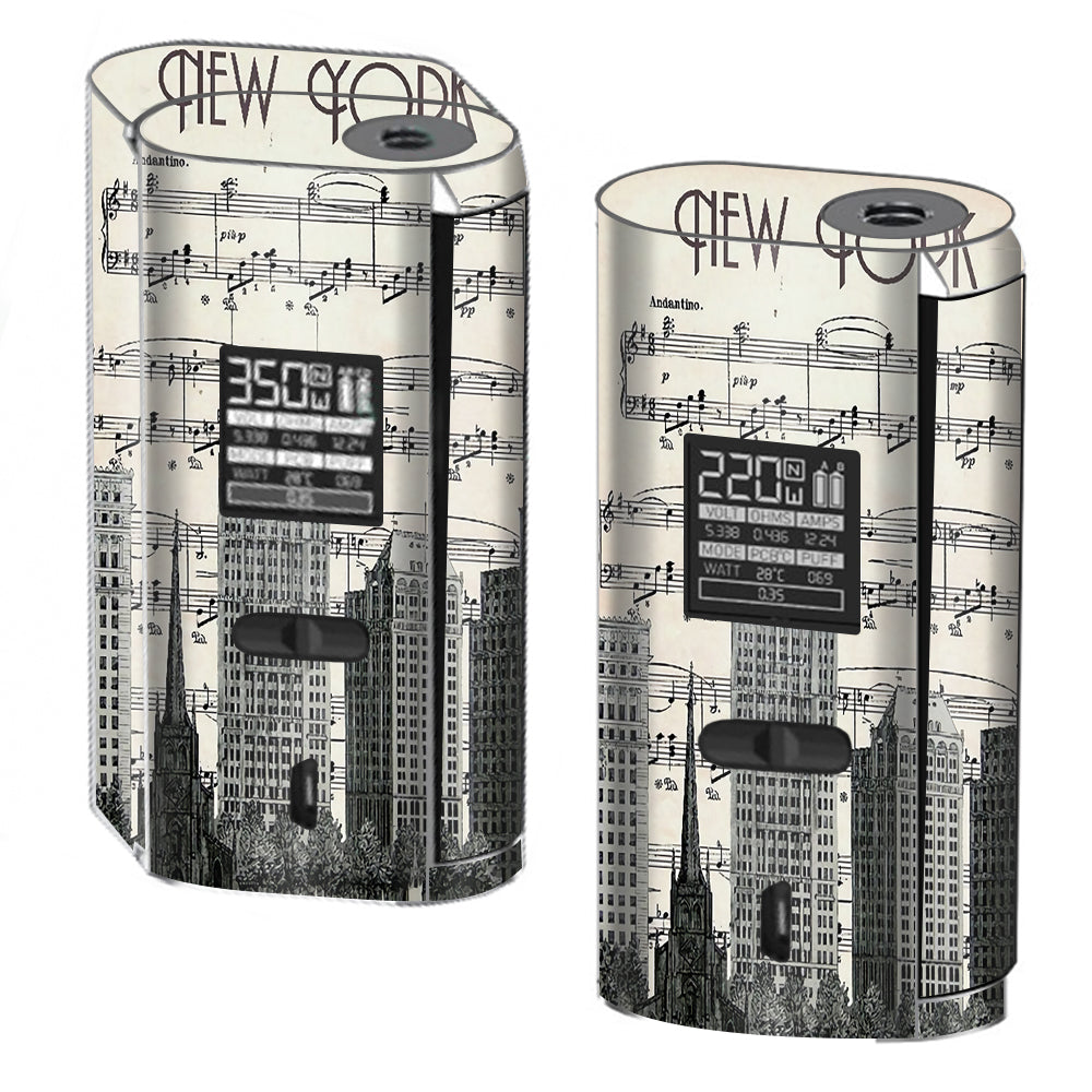  New York City Music Notes Smok GX2/4 350w Skin