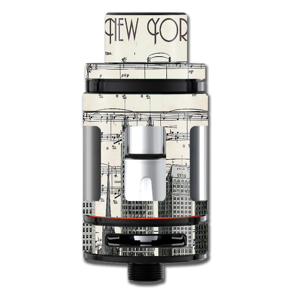  New York City Music Notes Smok TFV8 Mini Big Baby Beast Skin