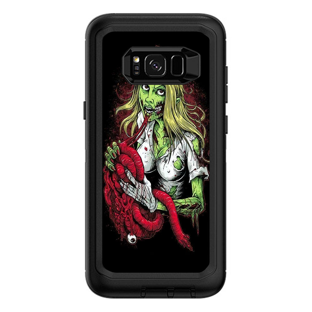  Zombie Nurse Eating Flesh  Otterbox Defender Samsung Galaxy S8 Plus Skin