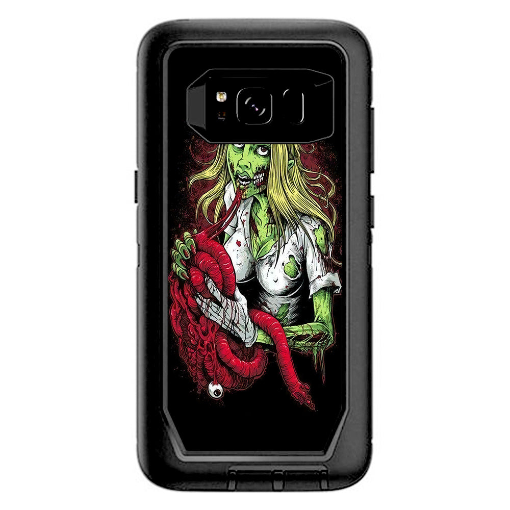  Zombie Nurse Eating Flesh  Otterbox Defender Samsung Galaxy S8 Skin