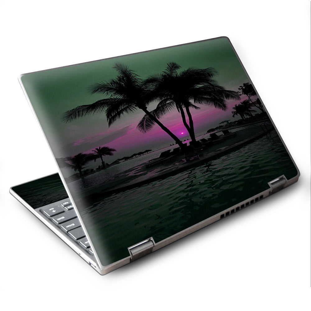  Sunset Tropical Paradise Poolside Lenovo Yoga 710 11.6" Skin