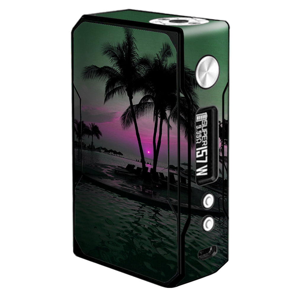  Sunset Tropical Paradise Poolside Voopoo Drag 157w Skin