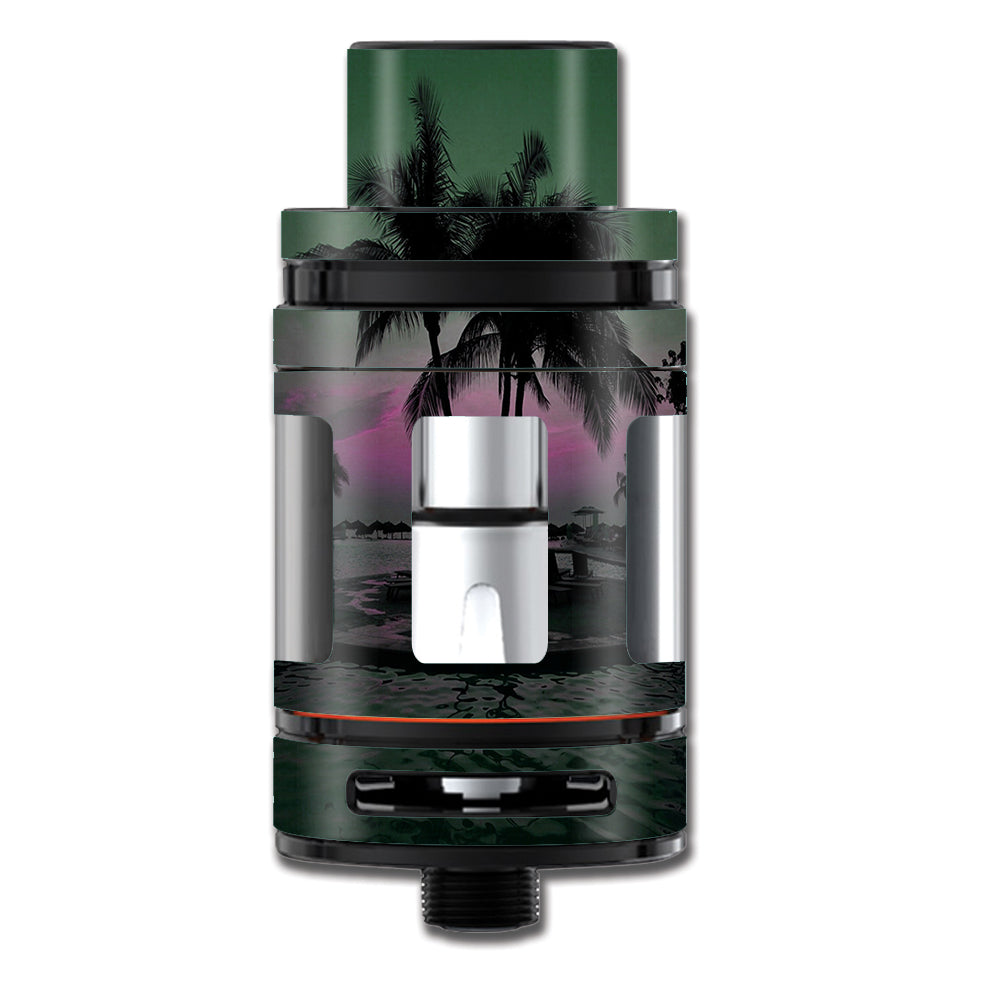  Sunset Tropical Paradise Poolside Smok TFV8 Mini Big Baby Beast Skin