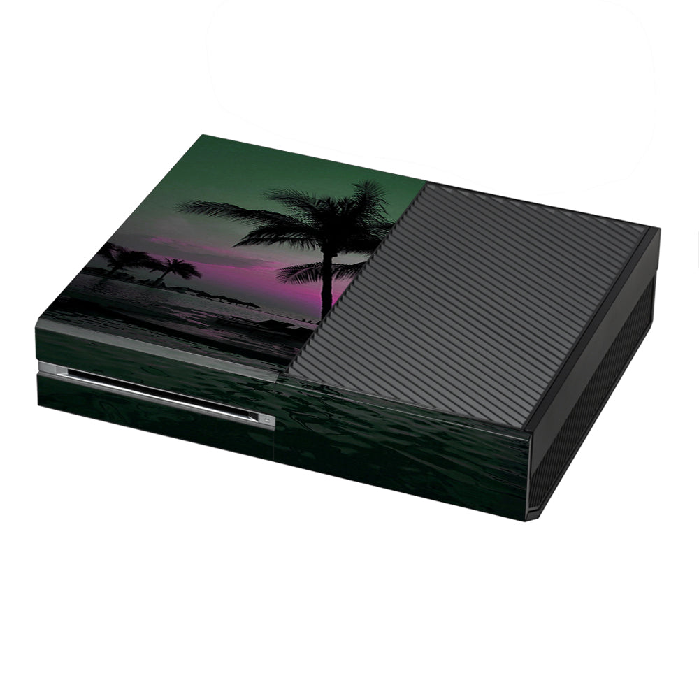  Sunset Tropical Paradise Poolside Microsoft Xbox One Skin