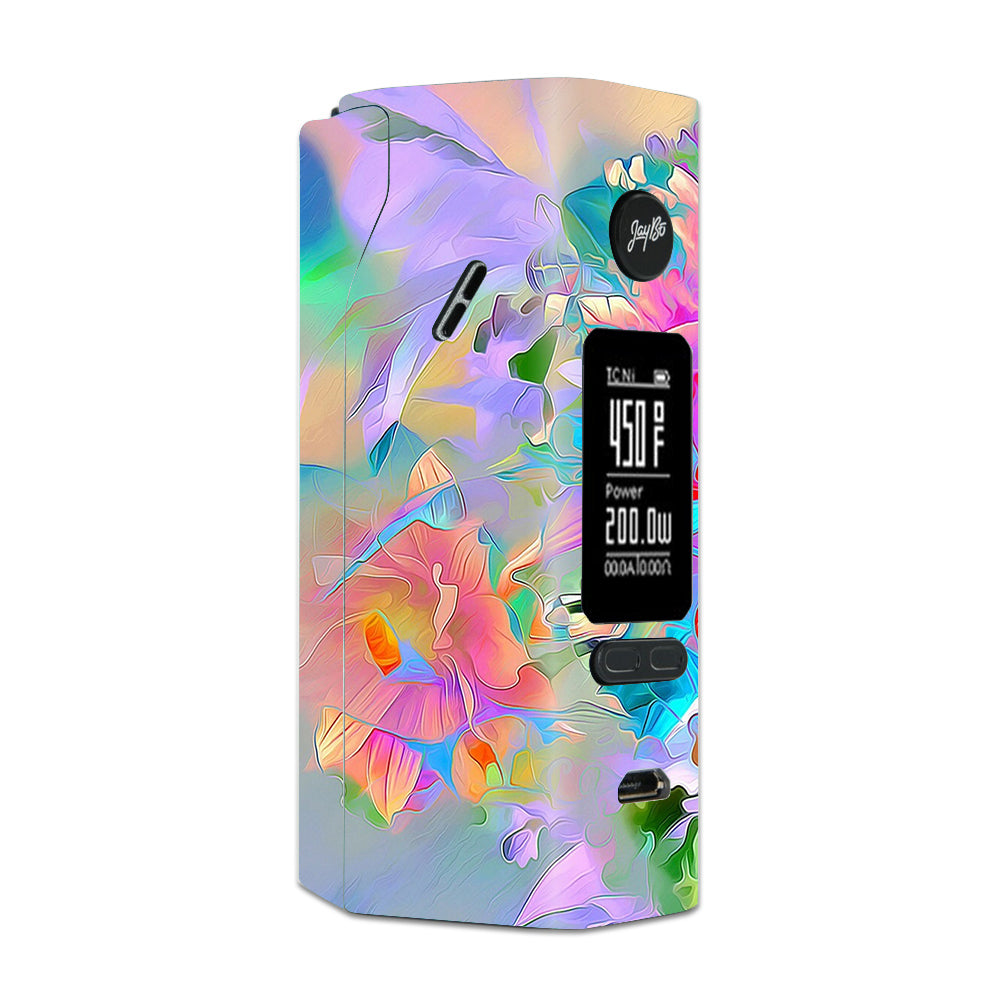  Watercolors Vibrant Floral Paint Wismec Reuleaux RX 2/3 combo kit Skin