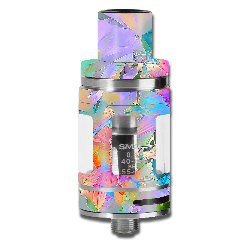  Watercolors Vibrant Floral Paint Smok TFV8 Micro Baby Beast Skin