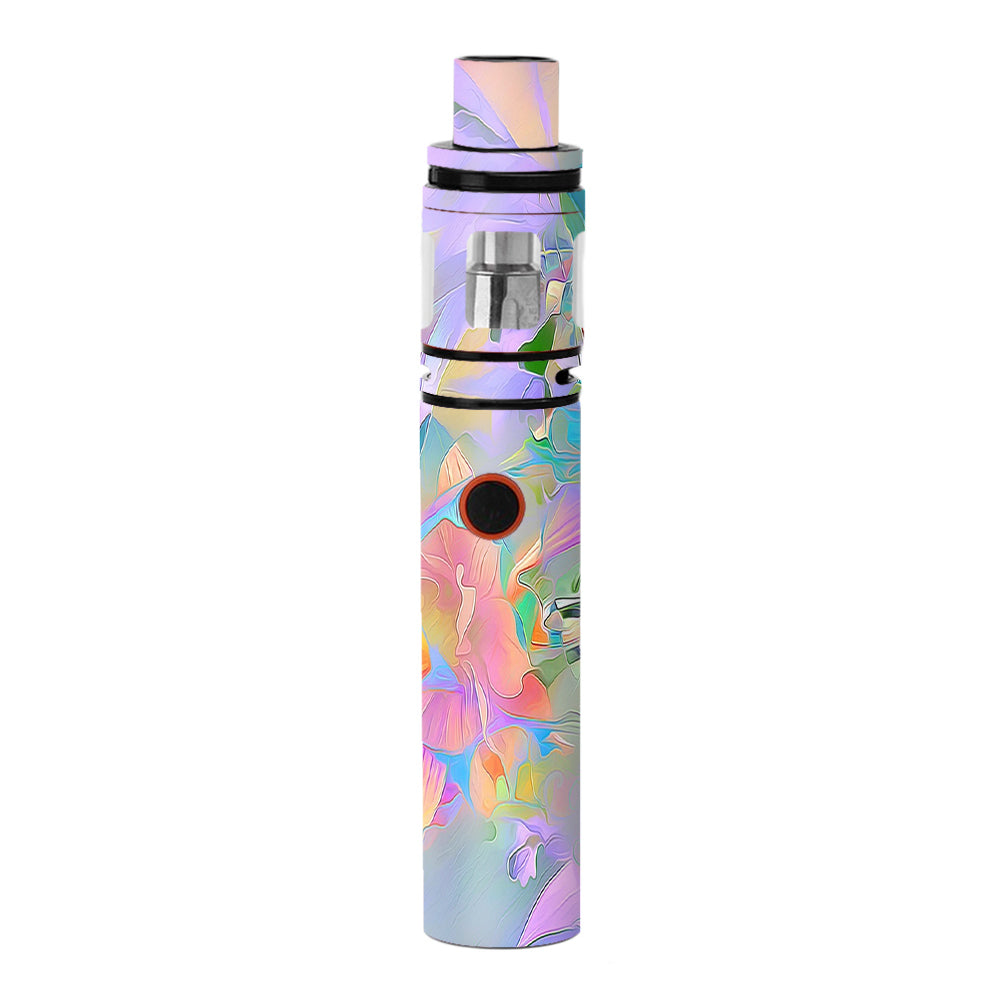  Watercolors Vibrant Floral Paint Smok Stick V8 Skin