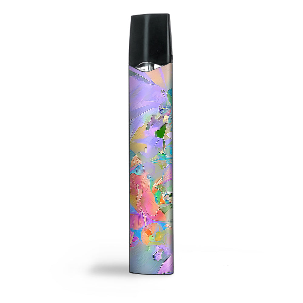  Watercolors Vibrant Floral Paint Smok Infinix Ultra Portable Skin