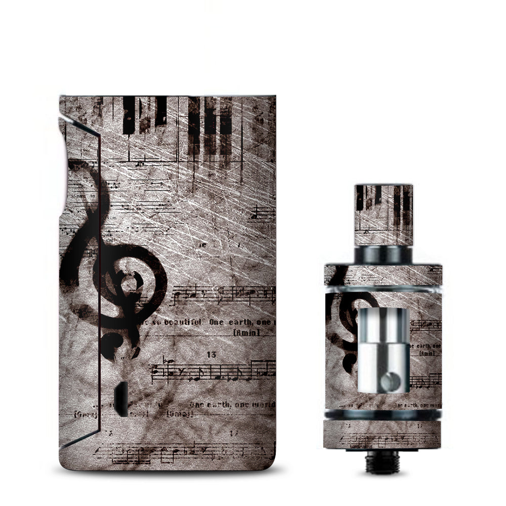  Vintage Piano Key Music Notes Book Page Vaporesso Drizzle Fit Skin