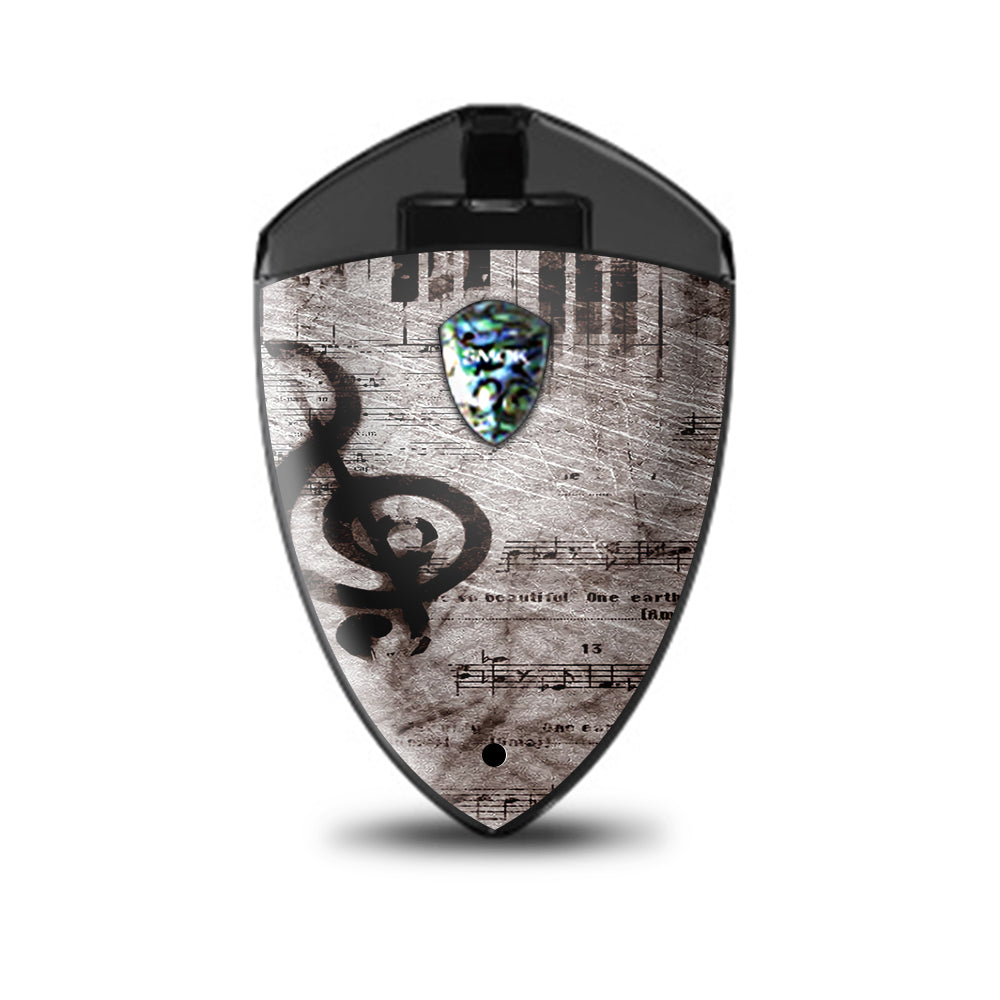  Vintage Piano Key Music Notes Book Page Smok Rolo Badge Skin