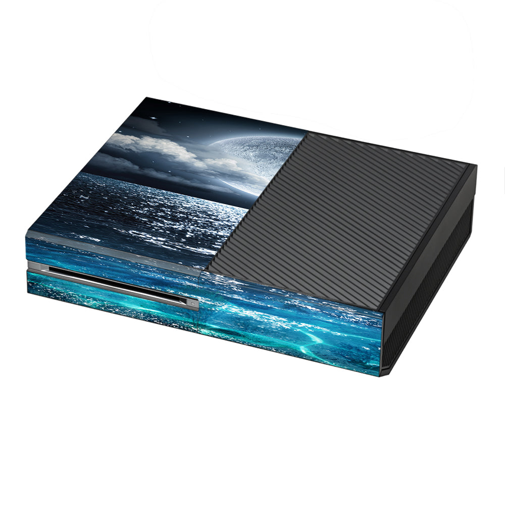  Giant Moon Over The Ocean  Microsoft Xbox One Skin