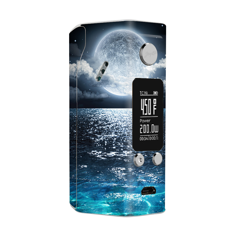 Giant Moon Over The Ocean Wismec Reuleaux RX200S Skin