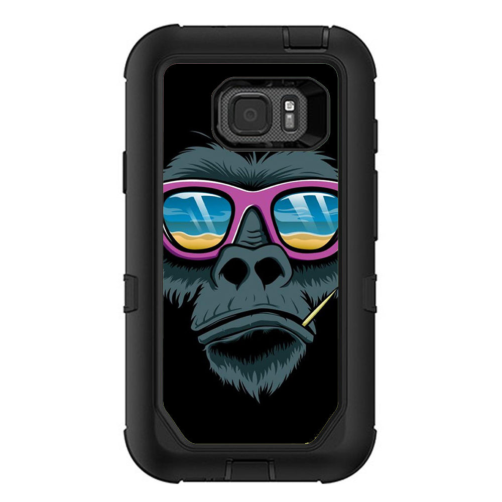  Chimp Toothpick Sunglasses Otterbox Defender Samsung Galaxy S7 Active Skin