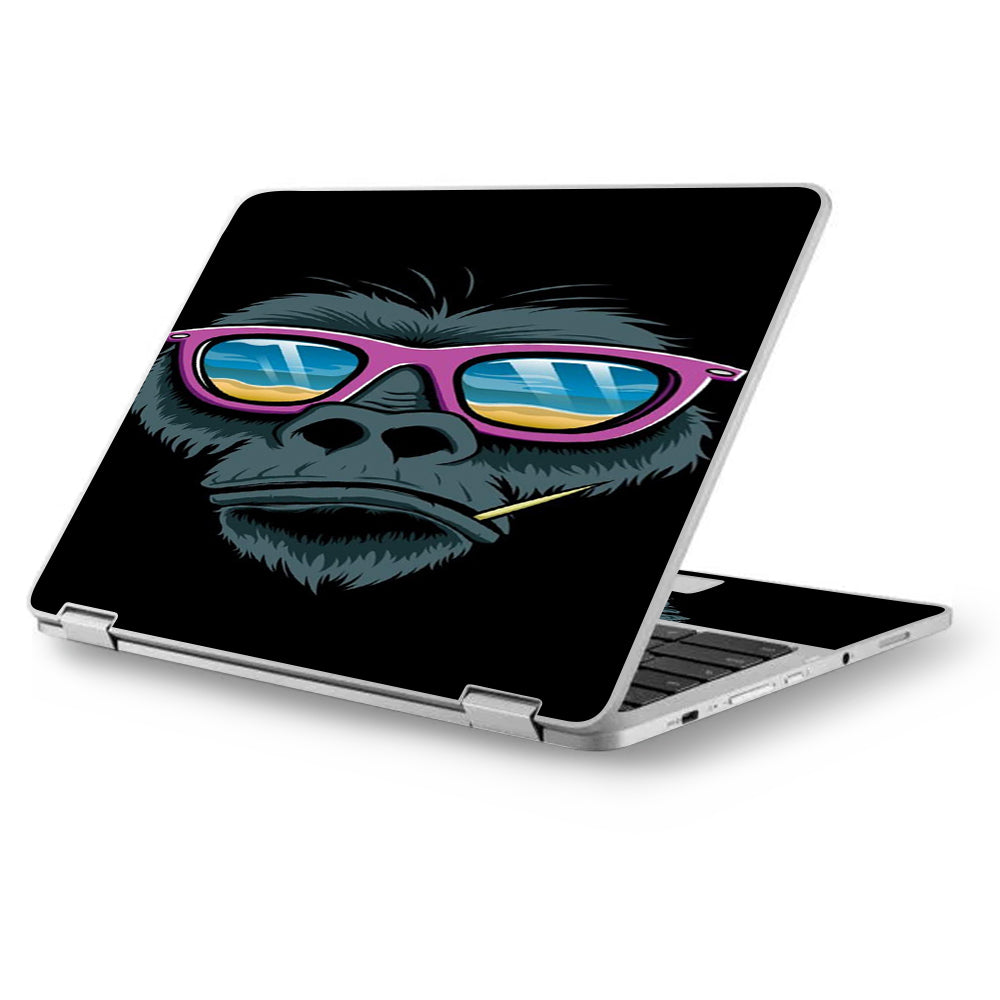  Chimp Toothpick Sunglasses Asus Chromebook Flip 12.5" Skin