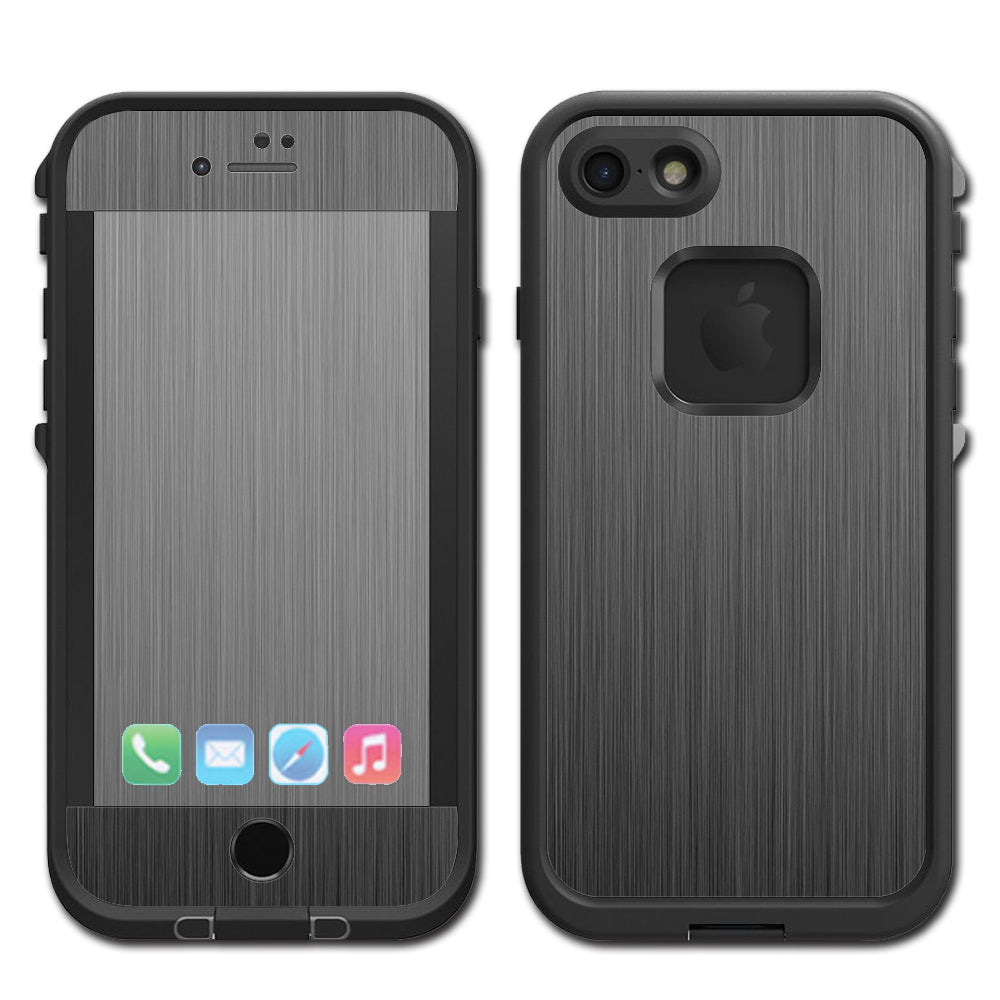  Brushed Metallic Pattern Lifeproof Fre iPhone 7 or iPhone 8 Skin
