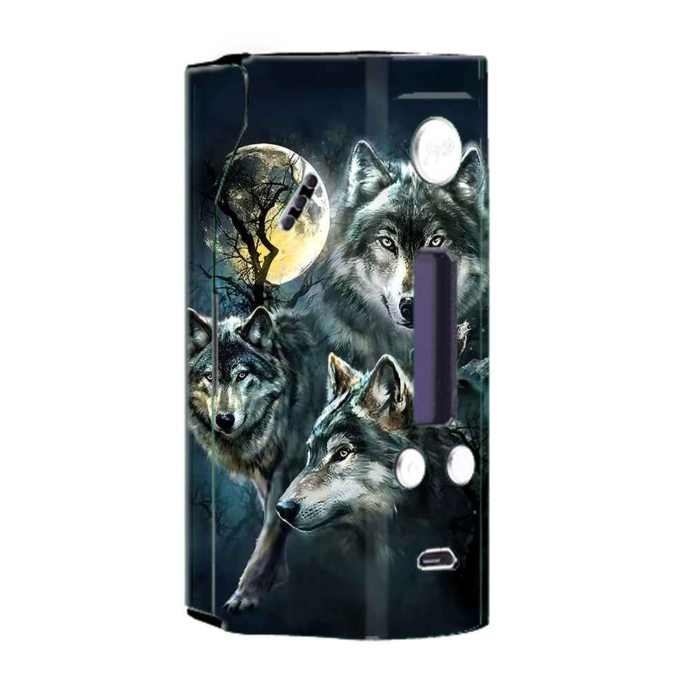  3 Wolves Moonlight Wismec Reuleaux RX200  Skin