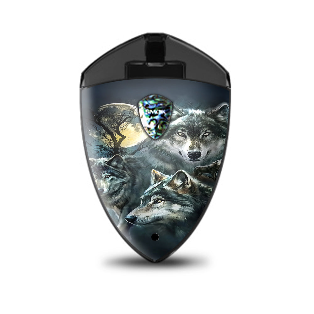  3 Wolves Moonlight Smok Rolo Badge Skin