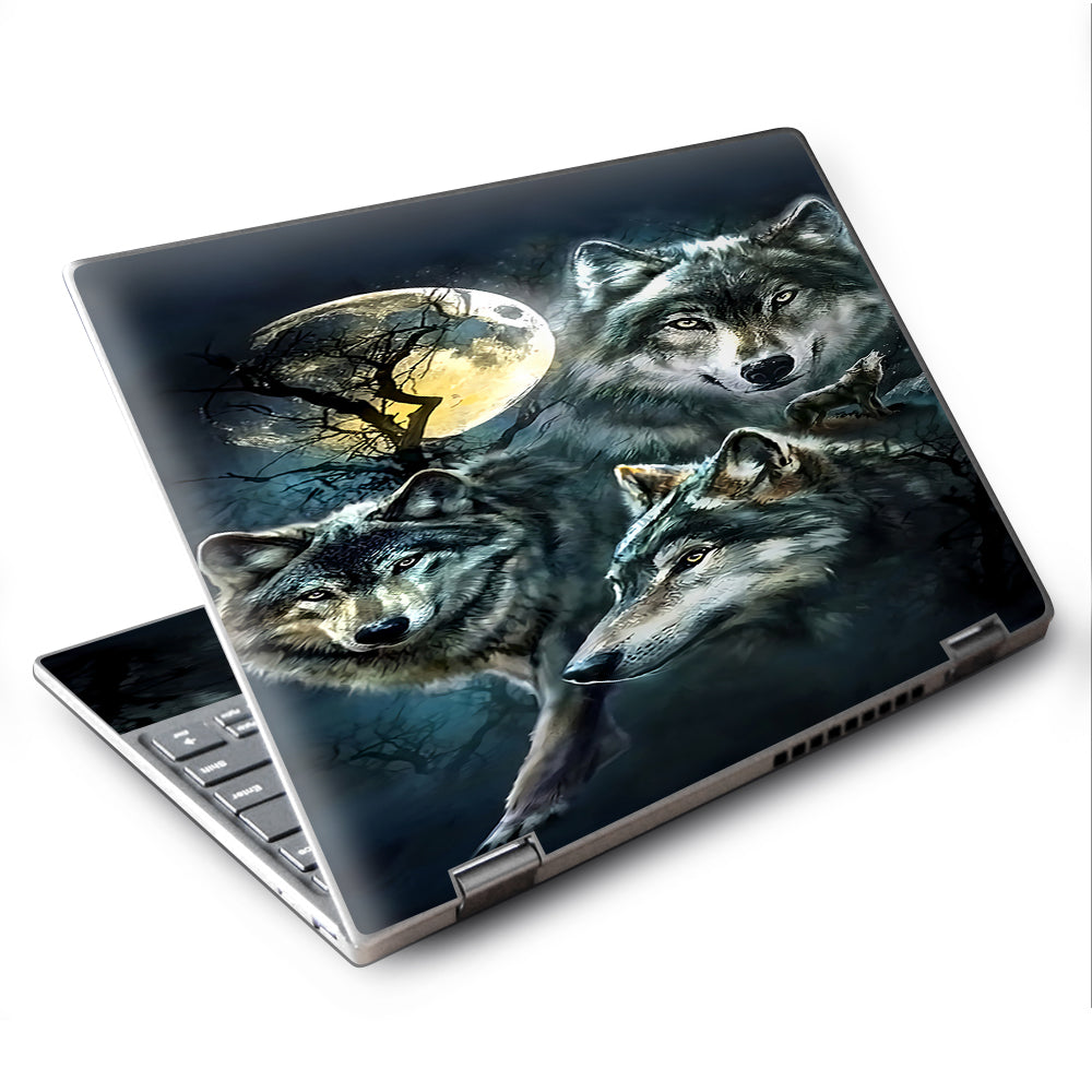  3 Wolves Moonlight Lenovo Yoga 710 11.6" Skin