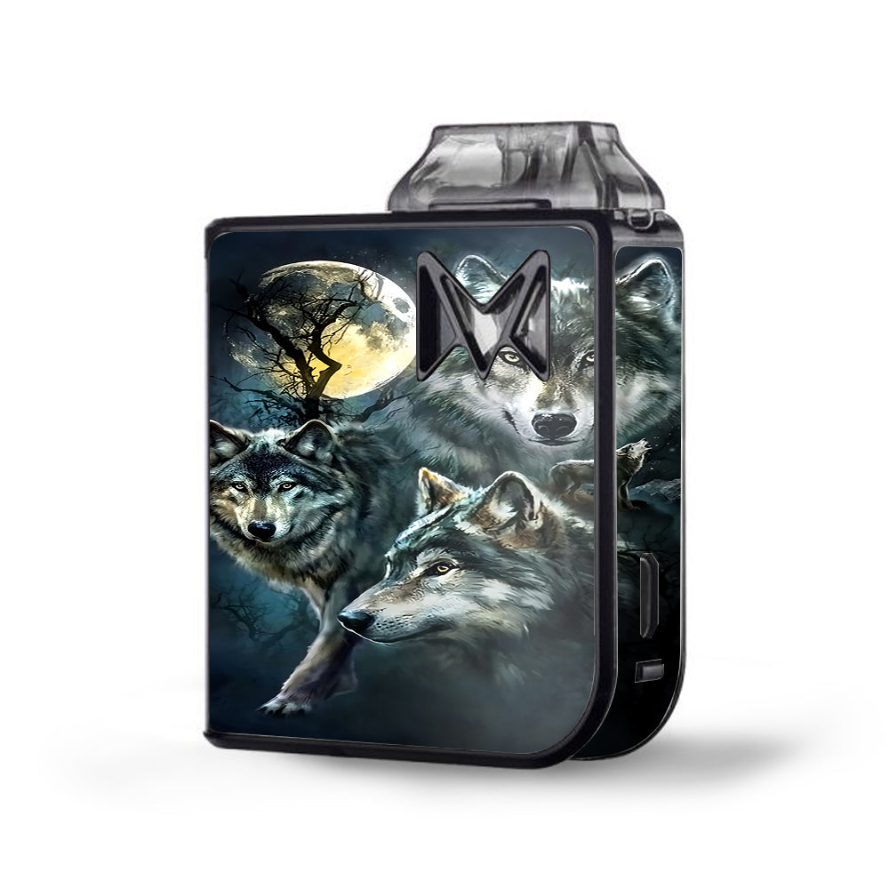  3 Wolves Moonlight Mipod Mi Pod Skin