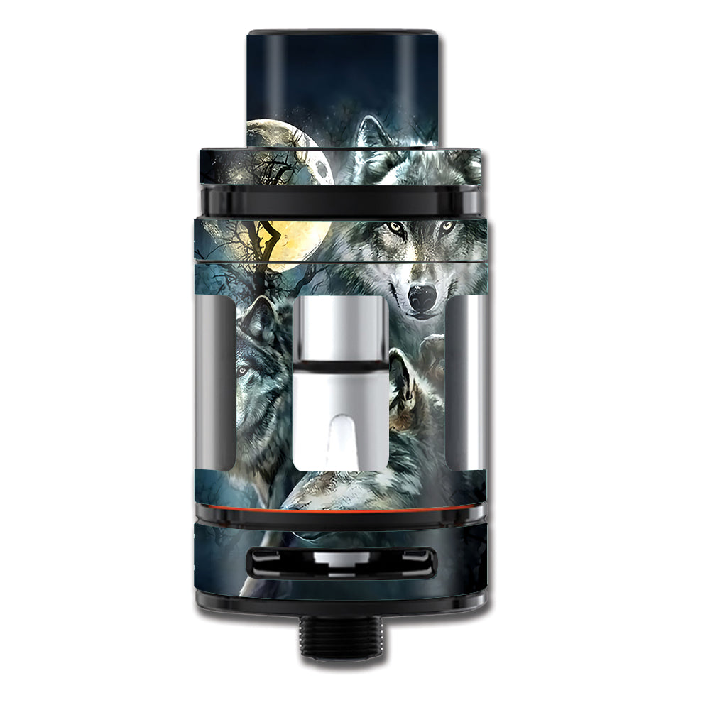  3 Wolves Moonlight Smok TFV8 Mini Big Baby Beast Skin