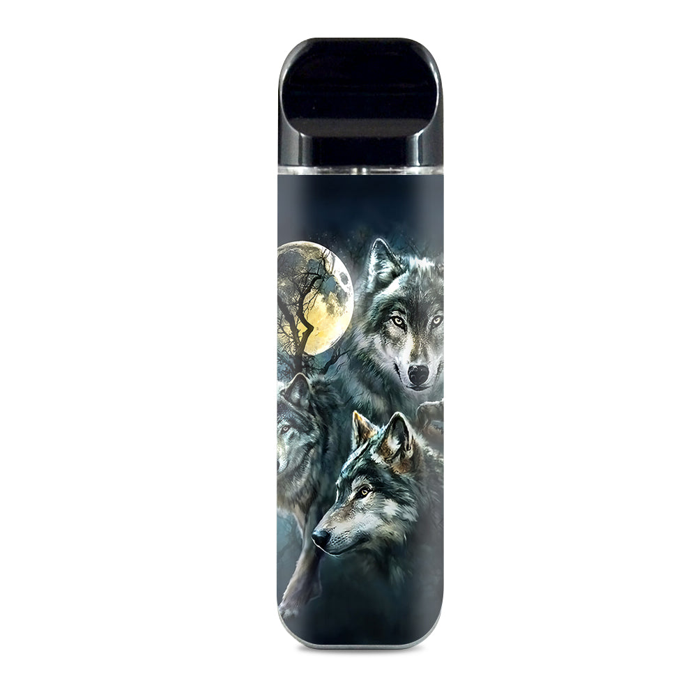 Skin Decals for Smok Novo Pod Vape / 3 Wolves Moonlight itsaskin.com Skin Decals for Smok Novo Pod Vape / 3 Wolves Moonlight itsaskin.com