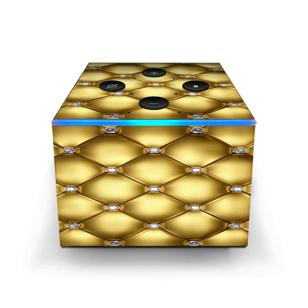  Gold Diamond Chesterfield Amazon Fire TV Cube Skin