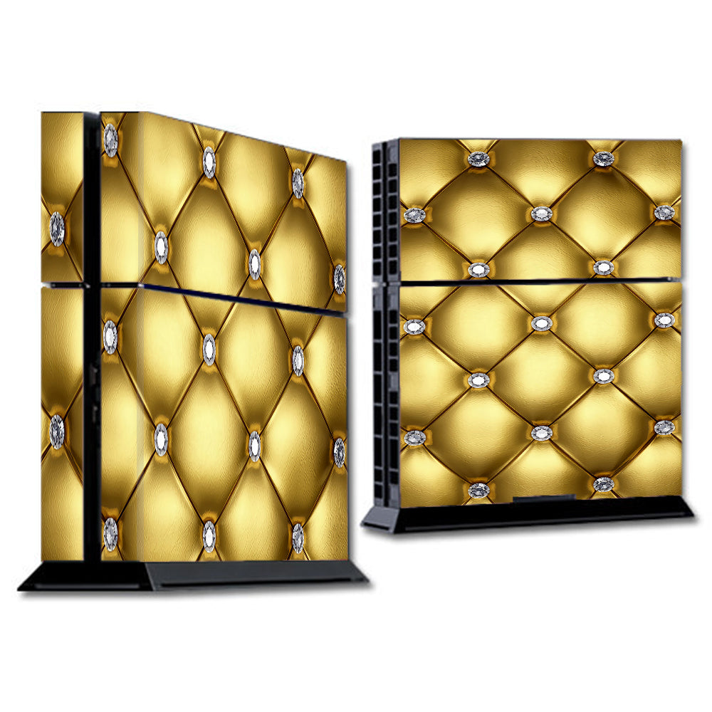  Gold Diamond Chesterfield Sony Playstation PS4 Skin