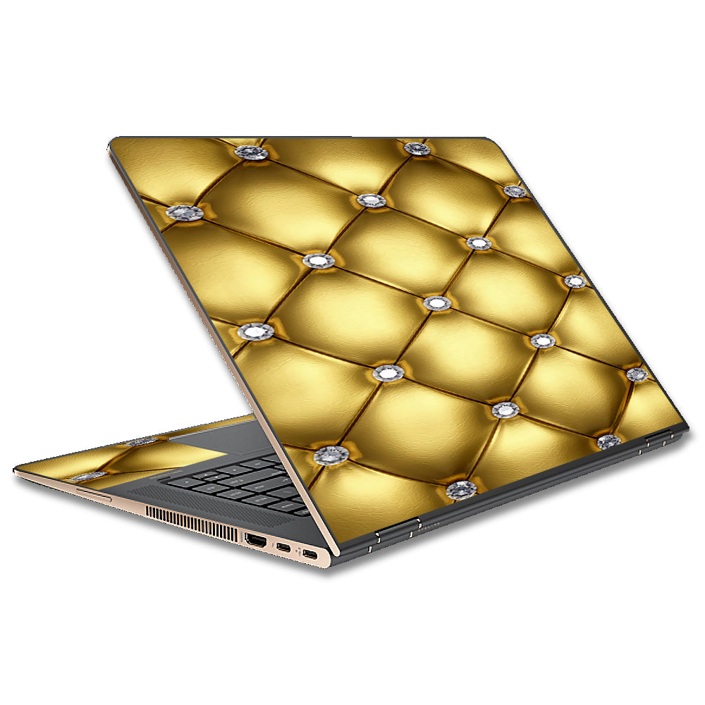  Gold Diamond Chesterfield HP Spectre x360 13t Skin