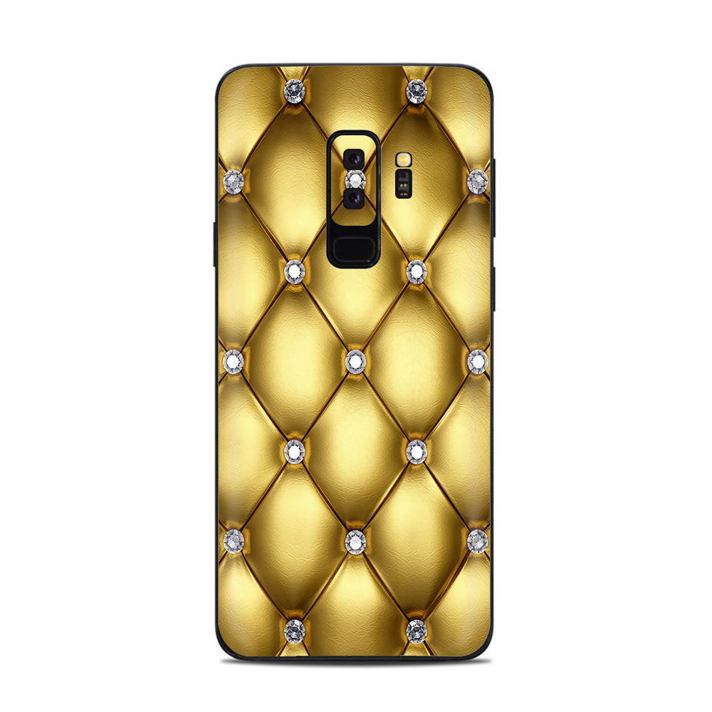  Gold Diamond Chesterfield Samsung Galaxy S9 Plus Skin