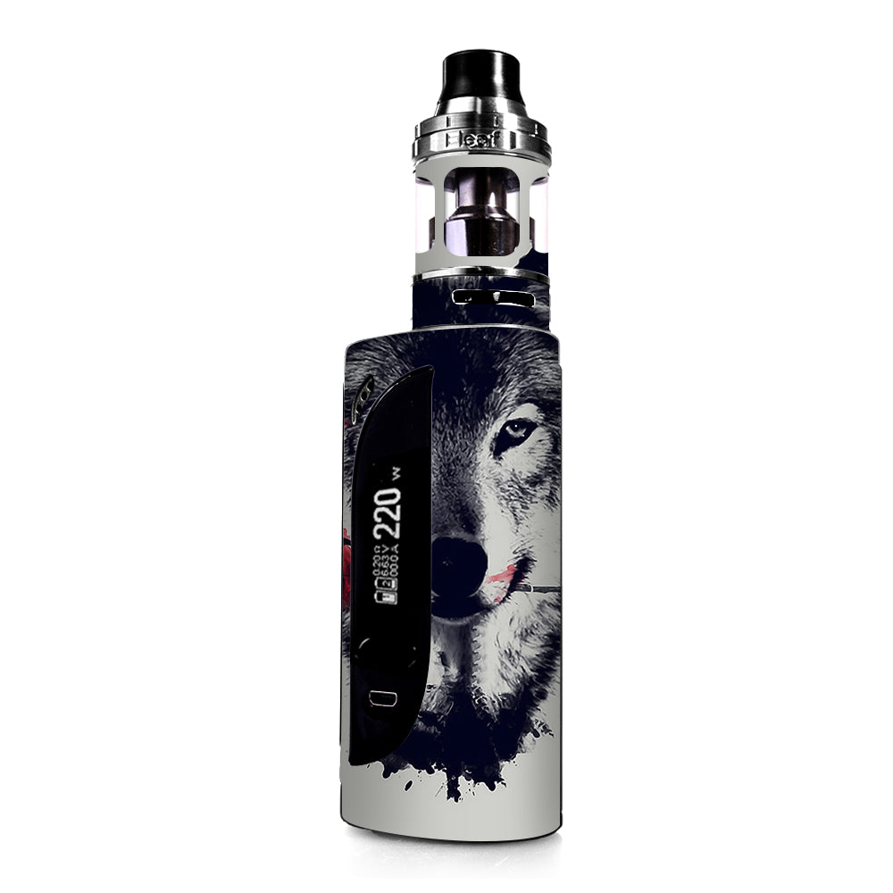  Wolf With Rose In Mouth eLeaf IKONN 220 Skin
