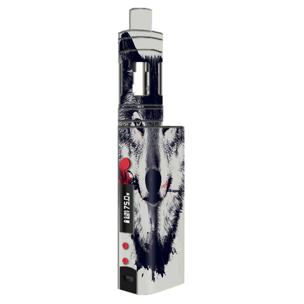  Wolf With Rose In Mouth Kangertech Topbox mini Skin