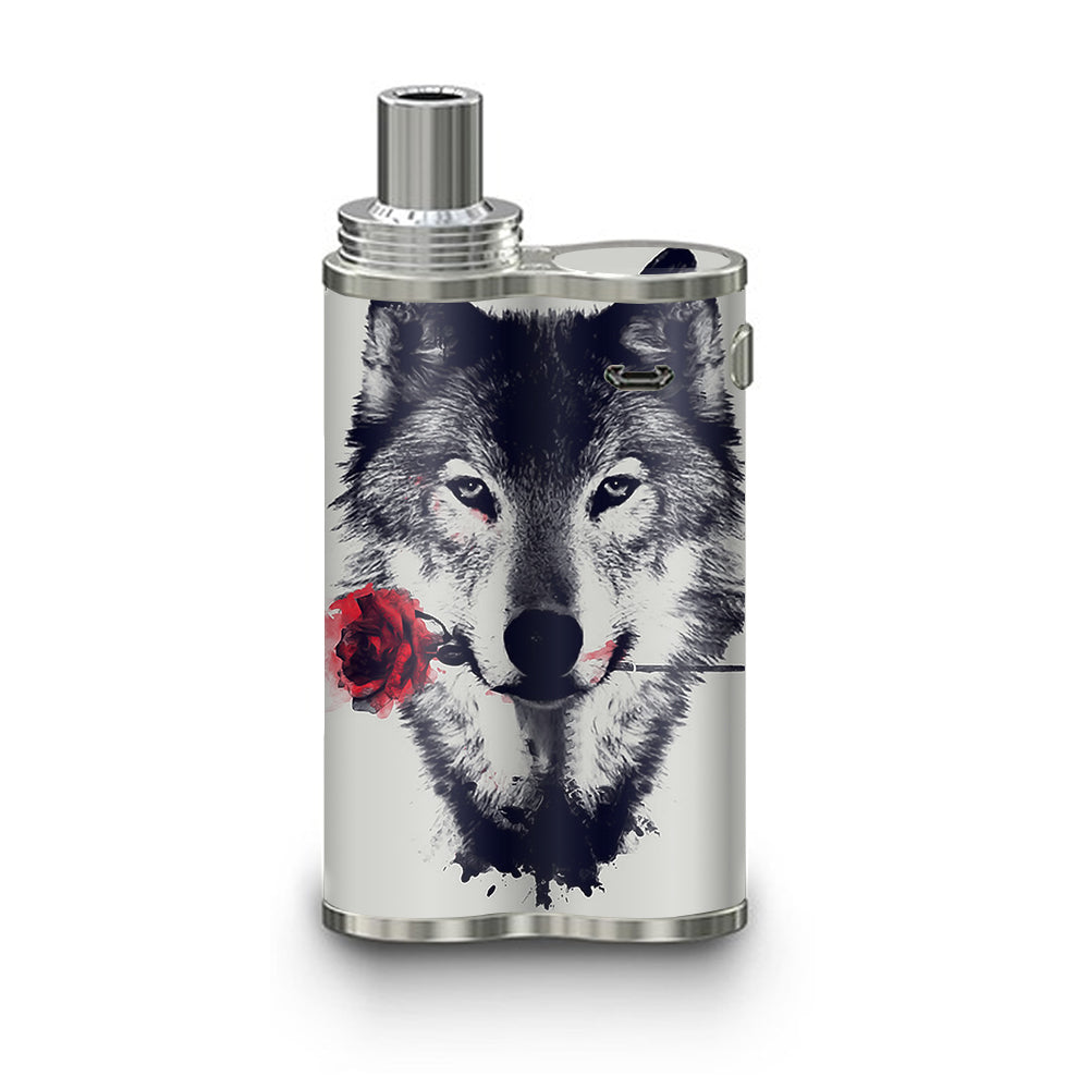  Wolf With Rose In Mouth eLeaf iJustX Skin