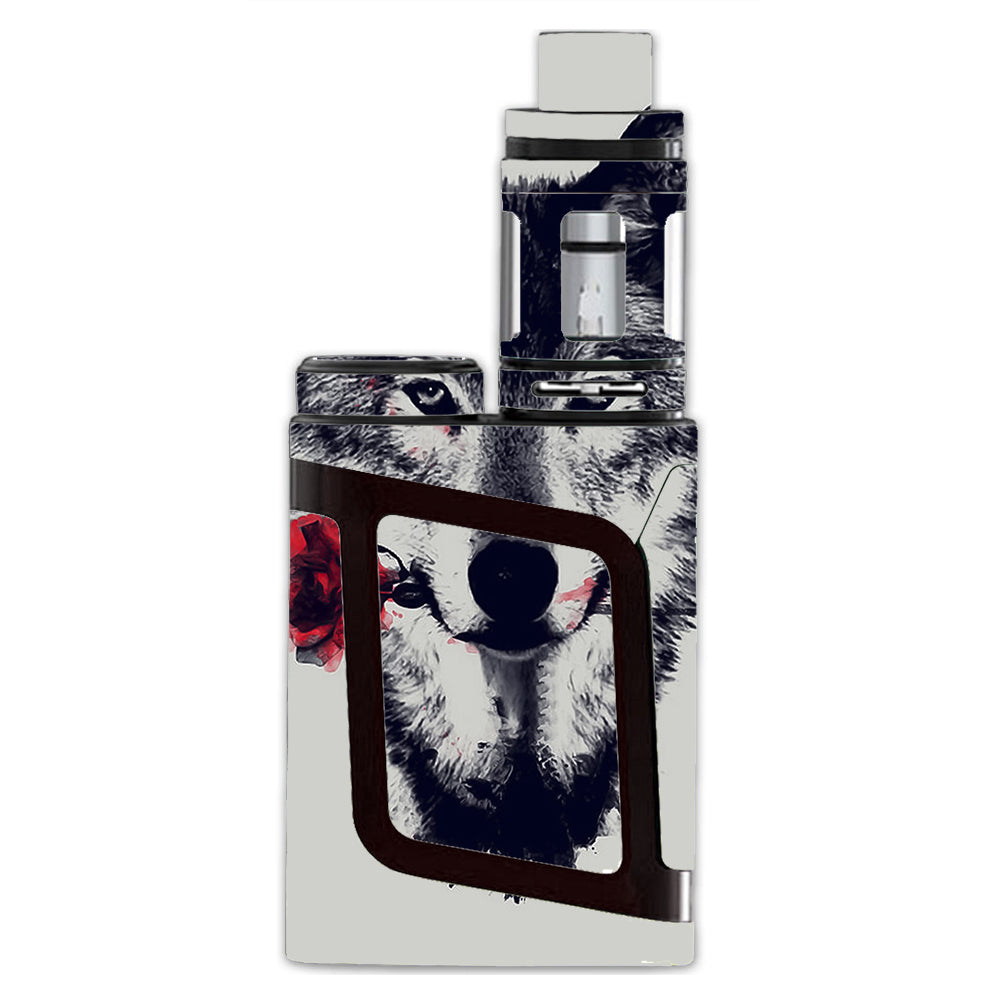 Wolf With Rose In Mouth Smok Alien AL85 Skin