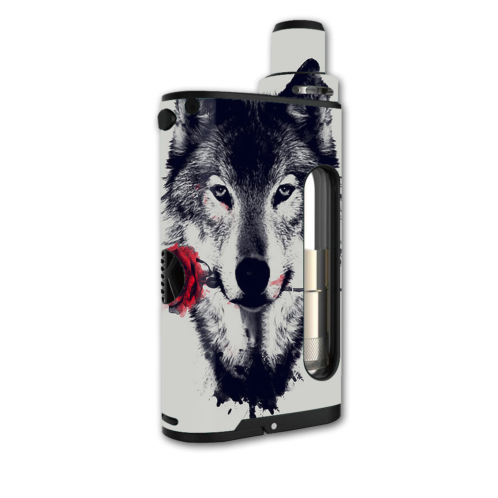  Wolf With Rose In Mouth Kangertech Cupti Skin