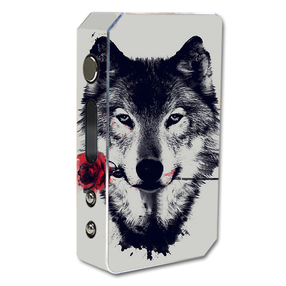  Wolf With Rose In Mouth Pioneer4you iPV3 Li 165w Skin