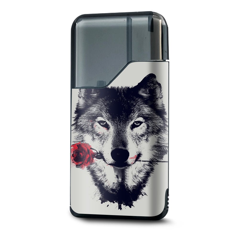  Wolf With Rose In Mouth Suorin Air Skin