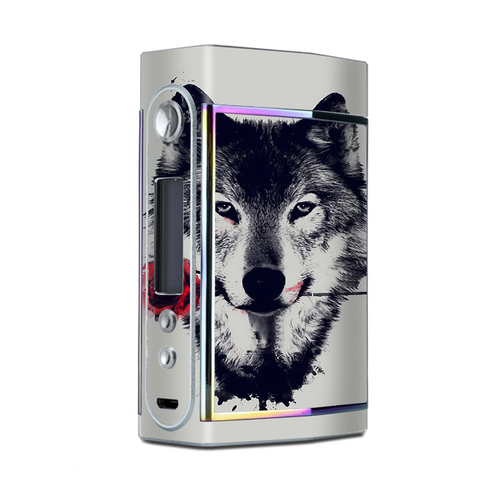  Wolf With Rose In Mouth Too VooPoo Skin