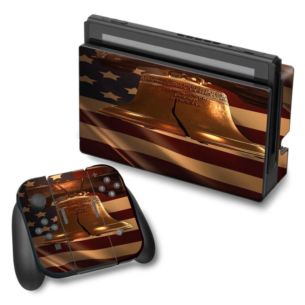  Liberty Bell America Strong Nintendo Switch Skin