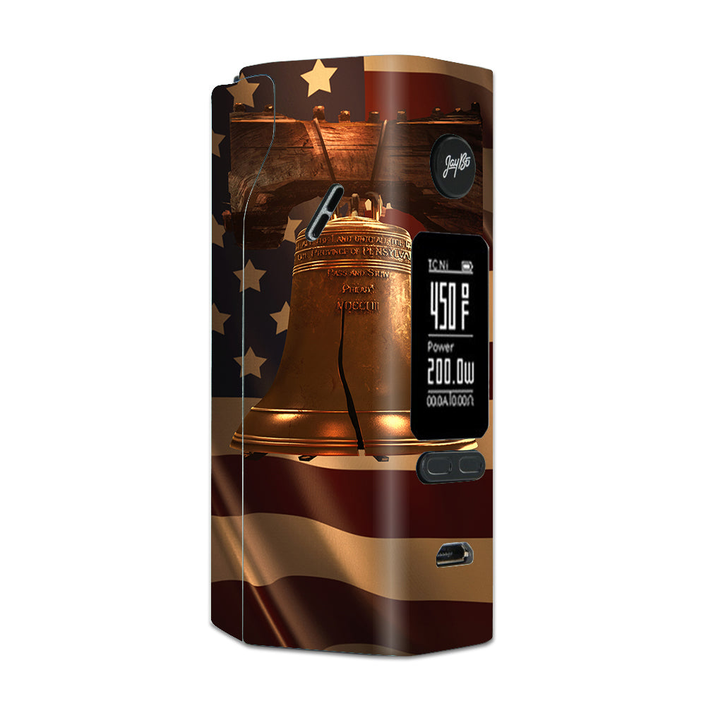  Liberty Bell America Strong Wismec Reuleaux RX 2/3 combo kit Skin